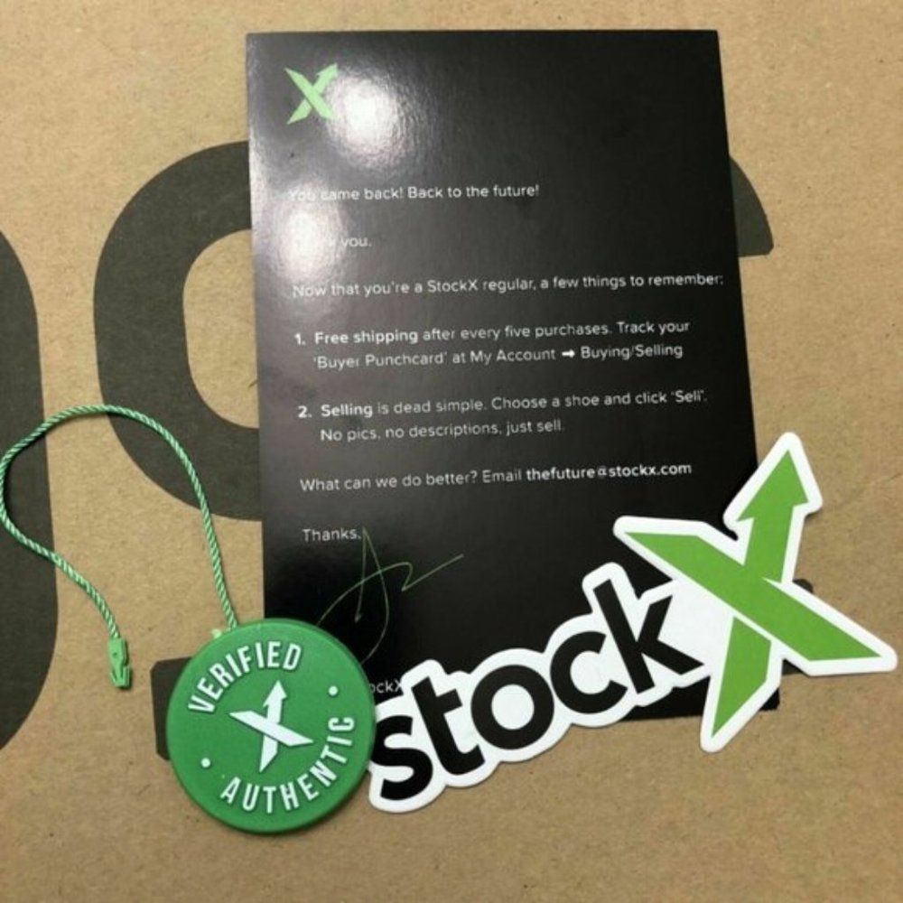 3 StockX Verified Authentication Card Tag QR Tag S
